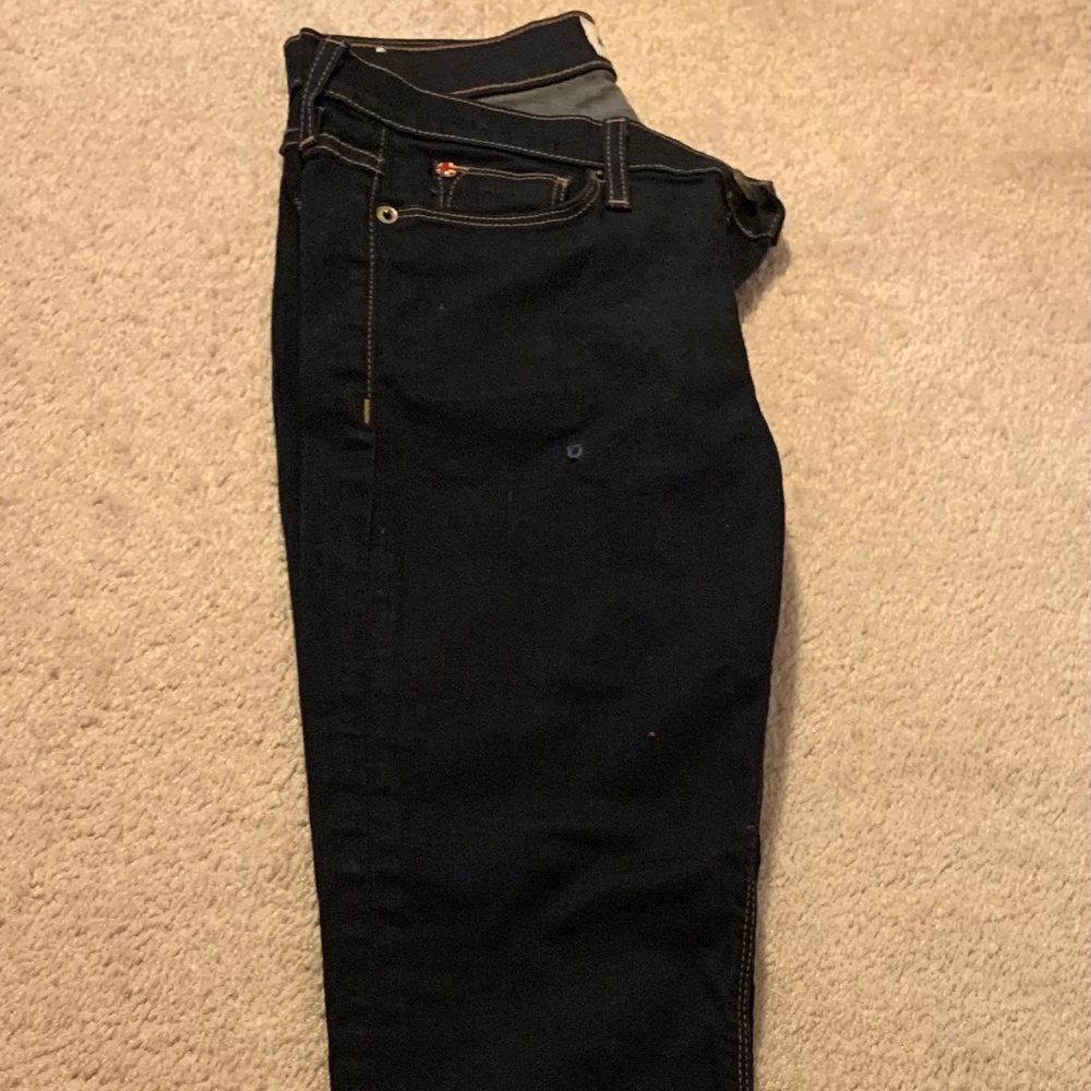 Hudson Nico Midrise skinny jeans size 27 dark blue